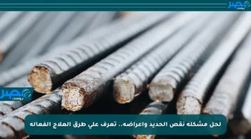 لحل مشكلة نقص الحديد وأعراضه.. تعرف على طرق العلاج الفعالة